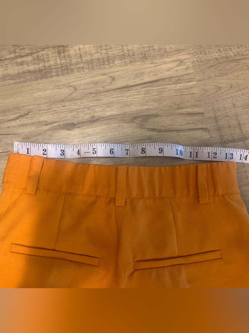 H&M Orange Tall Pleated Dress Pant - Picture 6 of 6